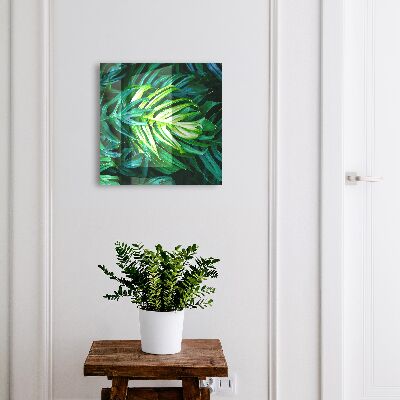 Armoire à clés murale Feuilles vertes