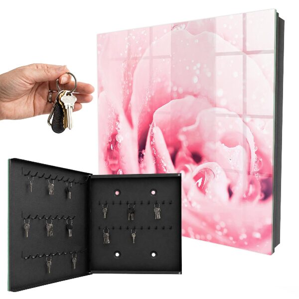 Armoire à clés murale Délice rose