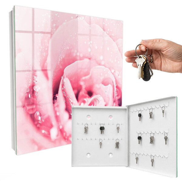 Armoire à clés murale Délice rose
