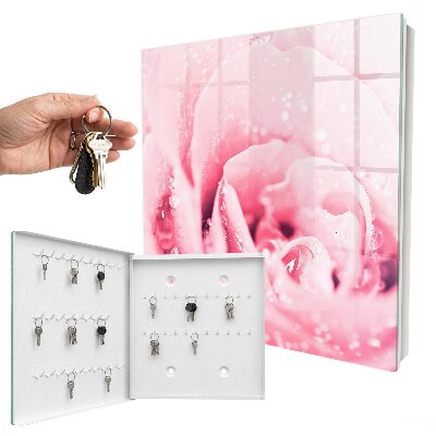 Armoire à clés murale Délice rose