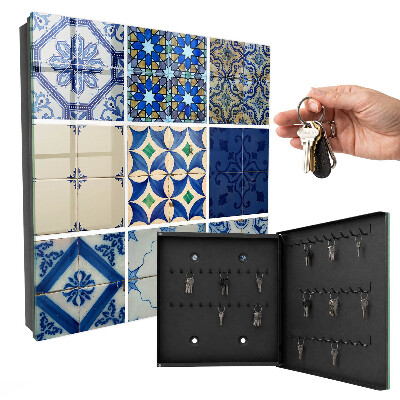 Armoire à clés murale Carreaux d'azulejos