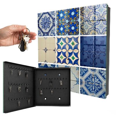 Armoire à clés murale Carreaux d'azulejos