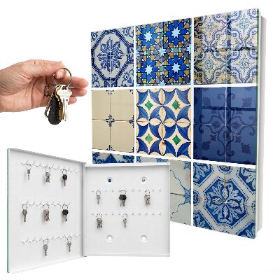 Armoire à clés murale Carreaux d'azulejos
