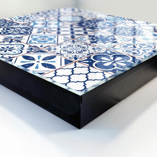 Boîte à clés decorative Carreaux bleus