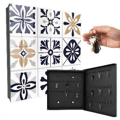 Boîte à clés decorative Motifs géométriques