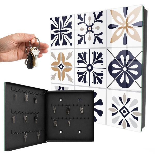 Boîte à clés decorative Motifs géométriques