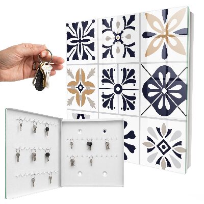 Boîte à clés decorative Motifs géométriques