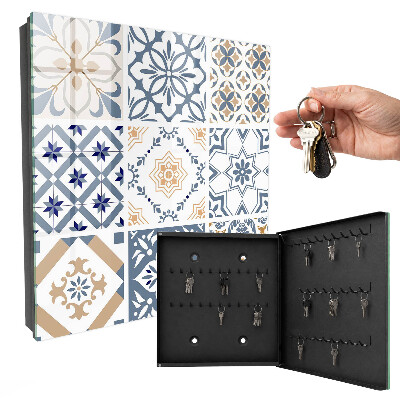 Armoire à clés murale Motifs de carreaux
