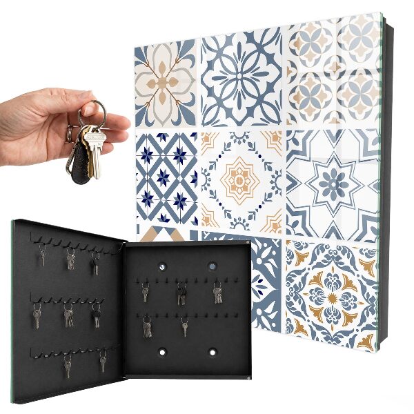 Armoire à clés murale Motifs de carreaux
