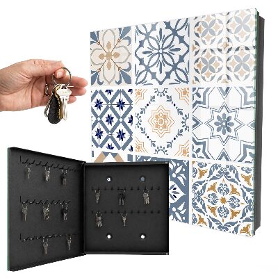 Armoire à clés murale Motifs de carreaux