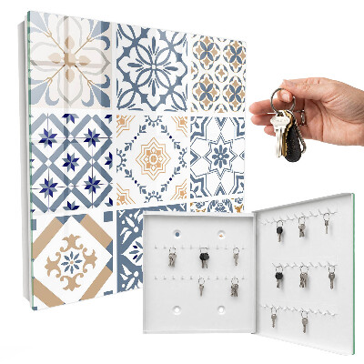 Armoire à clés murale Motifs de carreaux