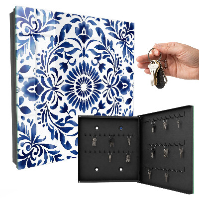 Armoire à clés murale Ornement floral