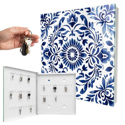 Armoire à clés murale Ornement floral