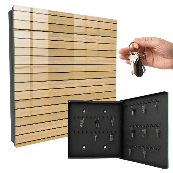 Armoire à clés murale Planches beiges