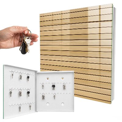 Armoire à clés murale Planches beiges