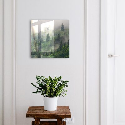 Boîte à clés decorative Forêt brumeuse