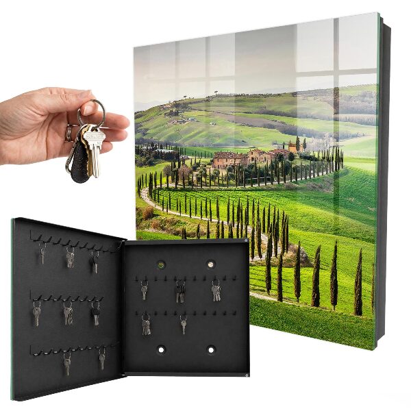 Armoire à clés murale Paysage toscan