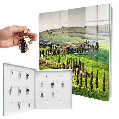 Armoire à clés murale Paysage toscan
