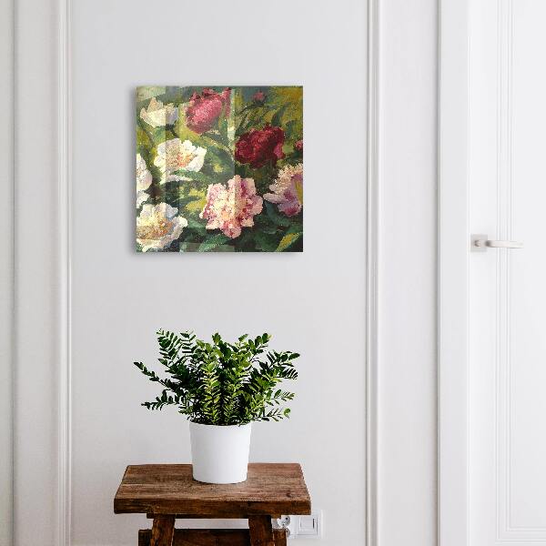 Boîte à clés decorative Fleurs colorées