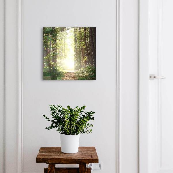 Boîte à clés decorative Paysage forestier