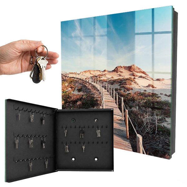 Armoire à clés murale Marcher dans les dunes