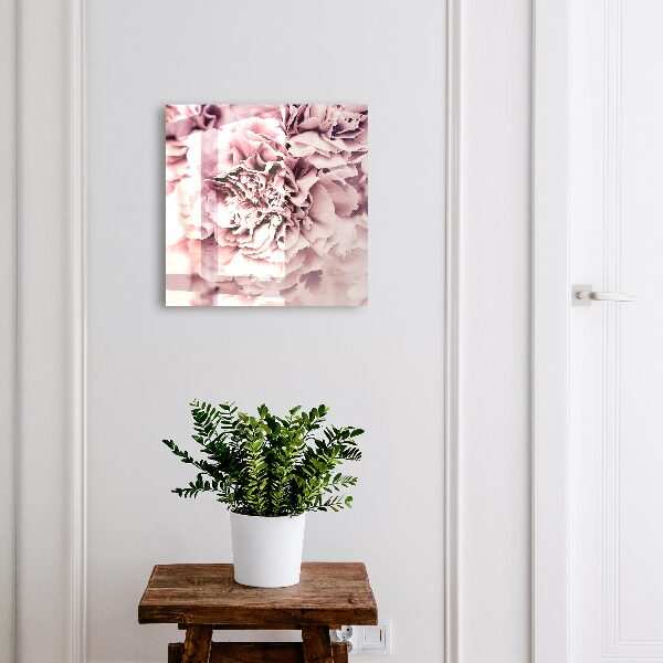 Armoire à clés murale Fleur rose