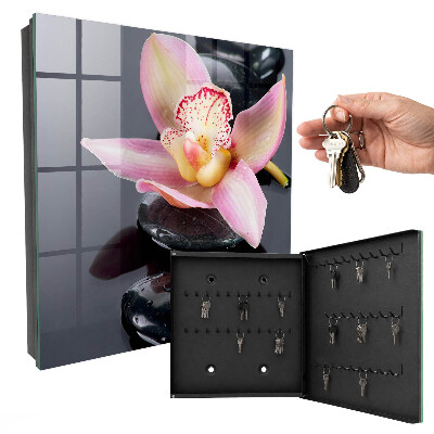 Boîte à clés decorative Pierres d'orchidées