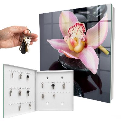 Boîte à clés decorative Pierres d'orchidées