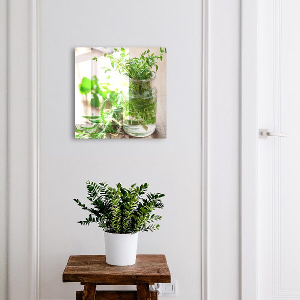 Armoire à clés murale Herbes vertes