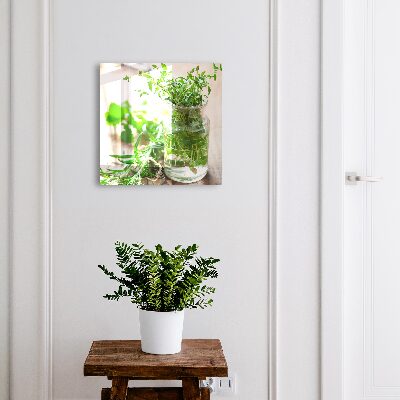 Armoire à clés murale Herbes vertes