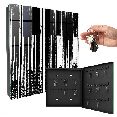 Armoire à clés murale Lignes géométriques
