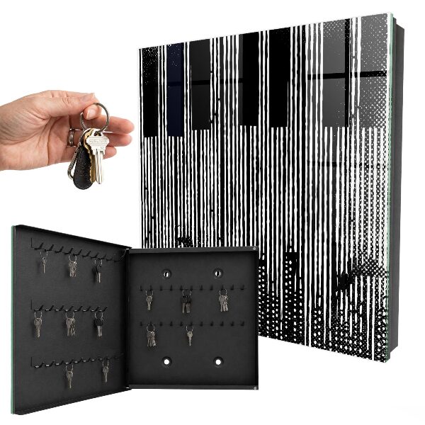 Armoire à clés murale Lignes géométriques