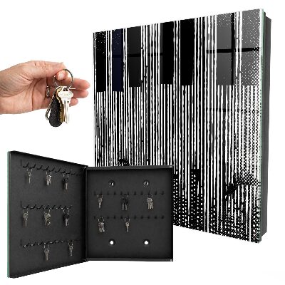 Armoire à clés murale Lignes géométriques