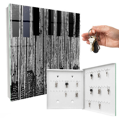 Armoire à clés murale Lignes géométriques