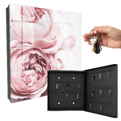 Boîte à clés decorative Beauté rose