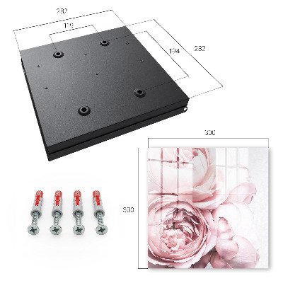 Boîte à clés decorative Beauté rose