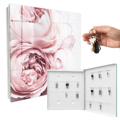 Boîte à clés decorative Beauté rose