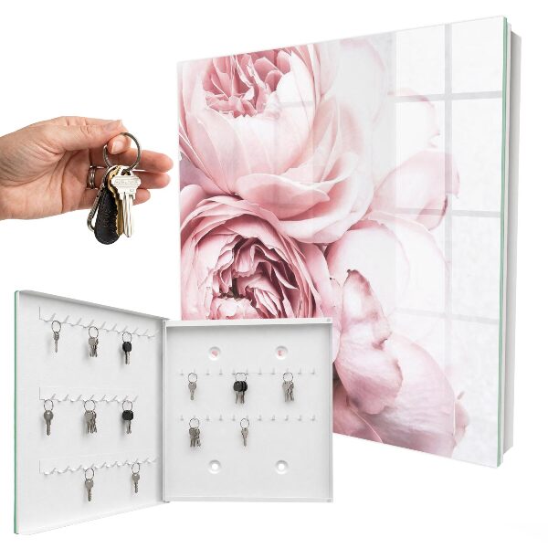 Boîte à clés decorative Beauté rose