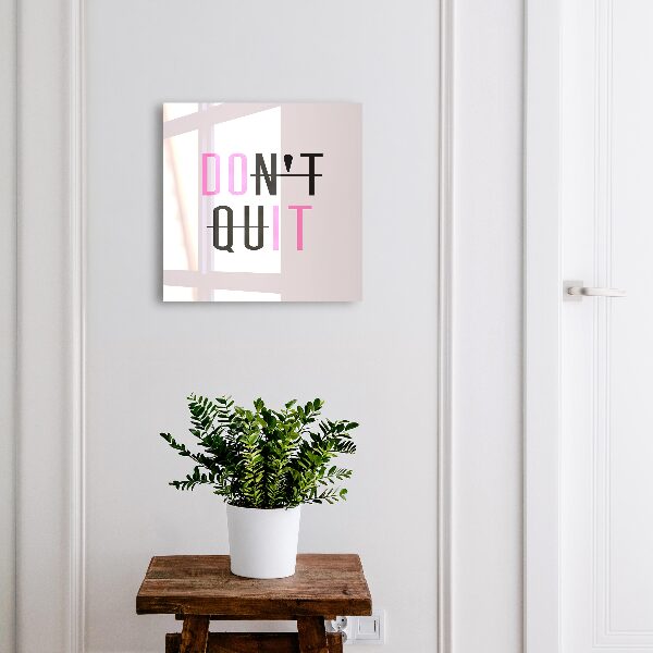 Armoire à clés murale Typographie motivationnelle