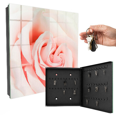 Boîte à clés decorative Rose romantique