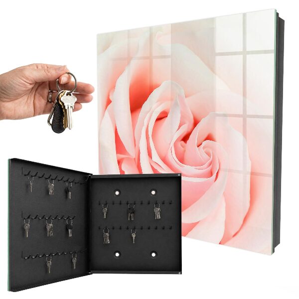 Boîte à clés decorative Rose romantique