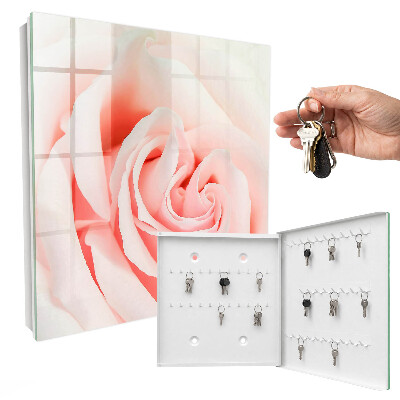 Boîte à clés decorative Rose romantique