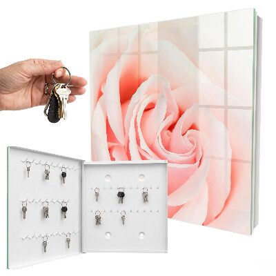 Boîte à clés decorative Rose romantique