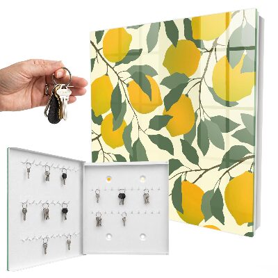 Boîte à clés decorative Citrons juteux