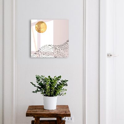 Boîte à clés decorative Vagues et cercle