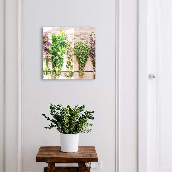 Boîte à clés decorative Herbes vertes