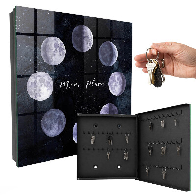 Boîte à clés decorative Phases de la lune