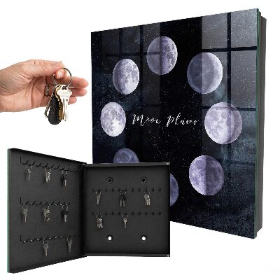 Boîte à clés decorative Phases de la lune