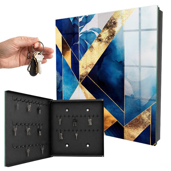 Armoire à clés murale Élégance bleue