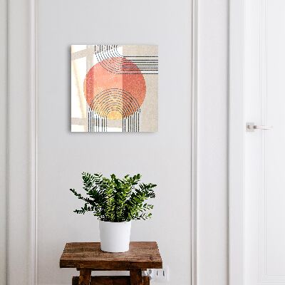 Armoire à clés murale Lignes géométriques